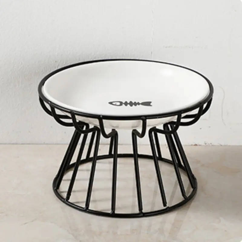 PLATO ELEVADO DE CERAMICA para mascotas