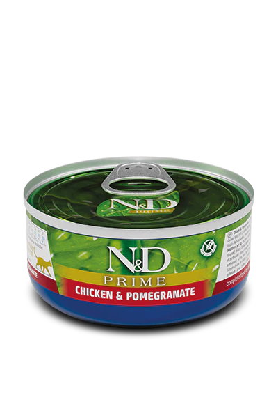 N&D Prime Chicken & Pomegranate - alimento húmedo - gato adulto - 70.0 Gr