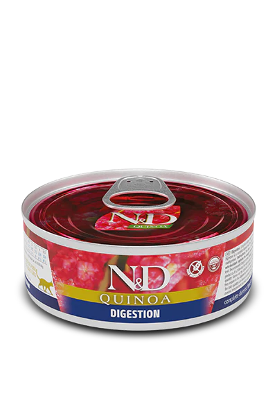 N&D Quinoa Digestion - alimento húmedo - gato adulto - 80.0 Gr