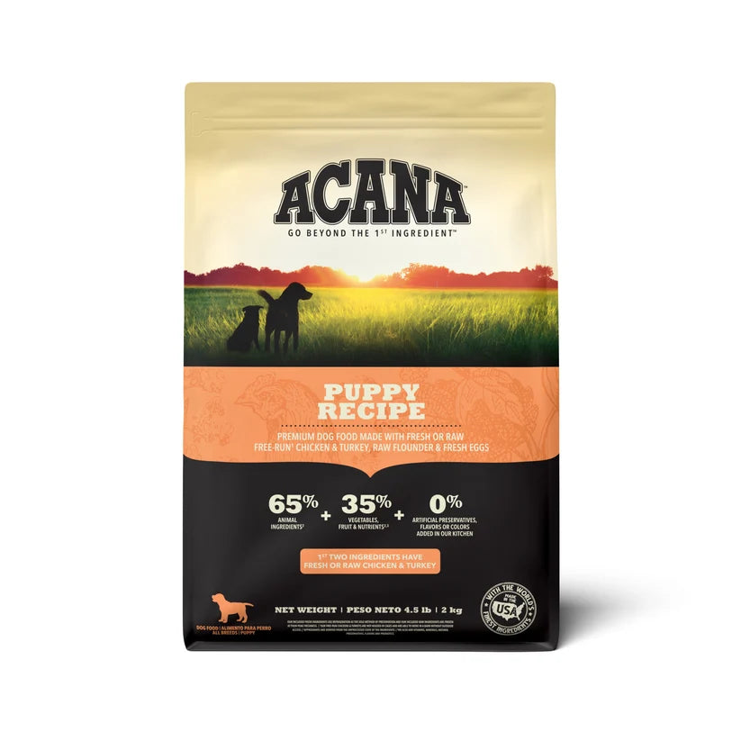 ACANA - Puppy Recipe - Chicken & Turkey - 4.5 LB