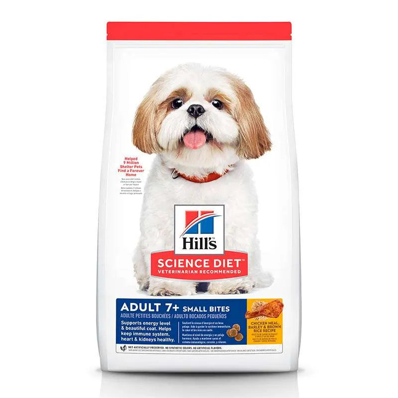 HILL's science diet perro adulto senior 7+ -small bites- 15.0 LBS