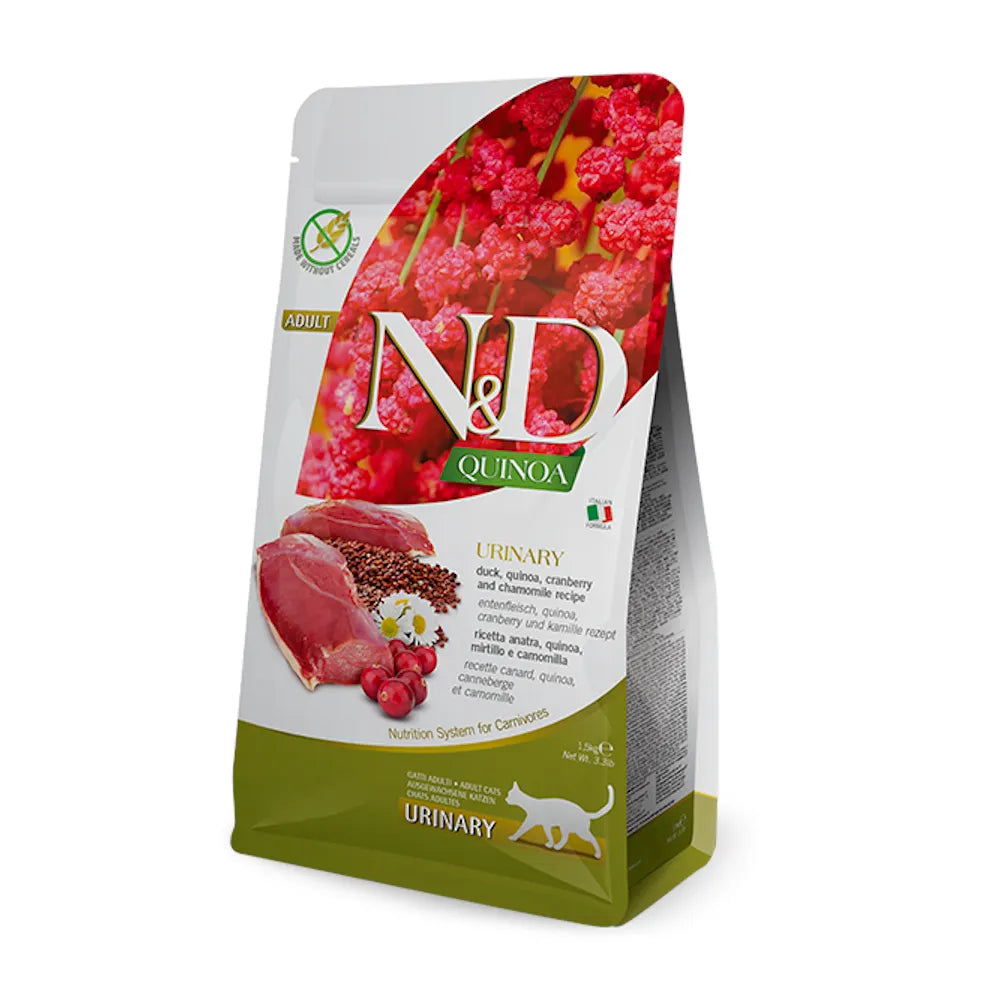 N&D FARMINA -QUINOA- gato adulto urinary 1.5KG