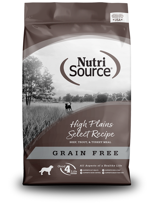 NUTRI SOURCE -LIBRE DE CEREALES- high plans select recipe 12LBS