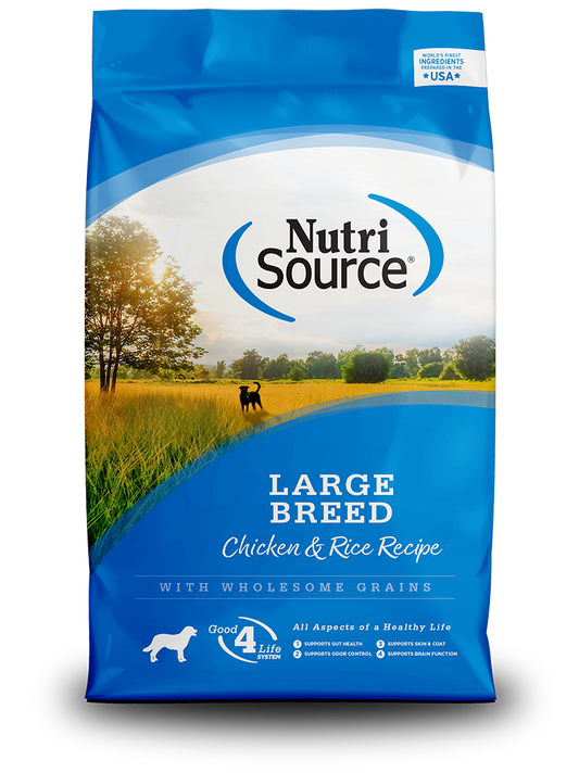 NUTRI SOURCE adulto raza grande -large breed- 26LBS