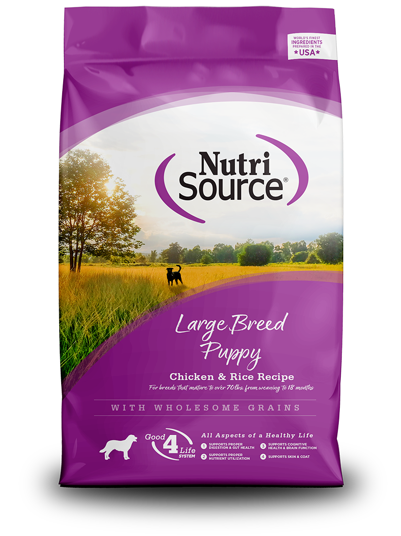 NUTRI SOURCE cachorro raza grande 26LBS