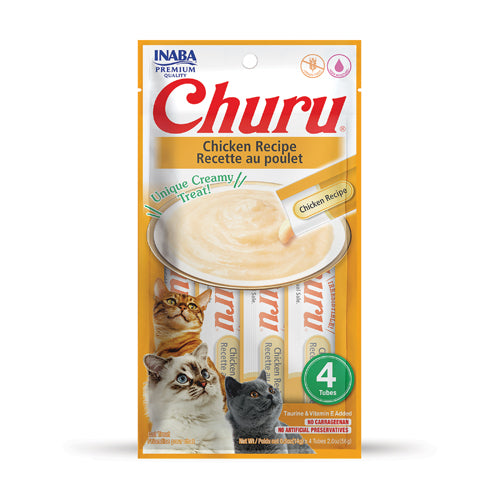 CHURU CHICKEN RECIPE 4 tubos 56GR