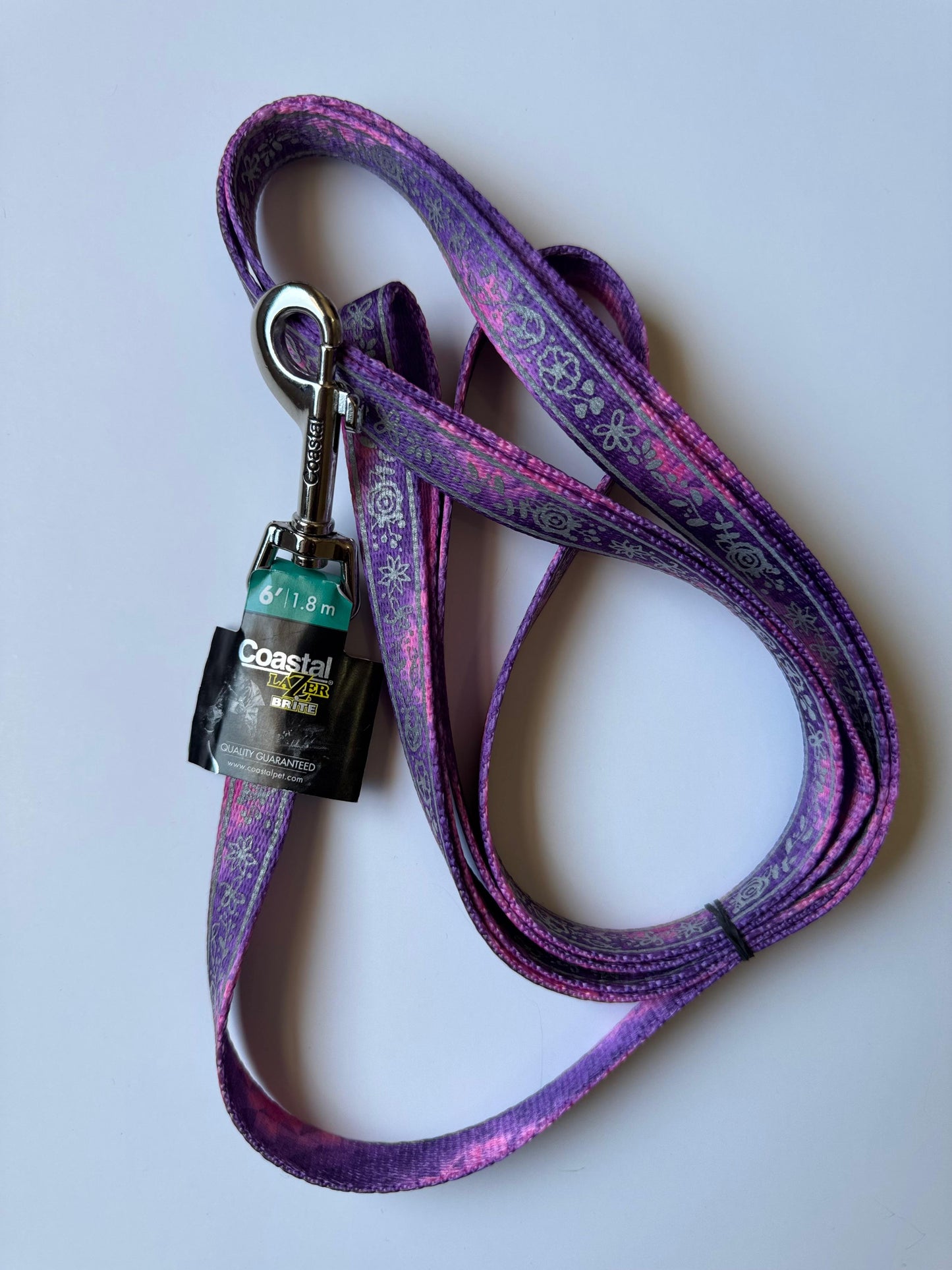 CORREA LAZER REFLECTIVO 5/8”- MORADO DE FLORES