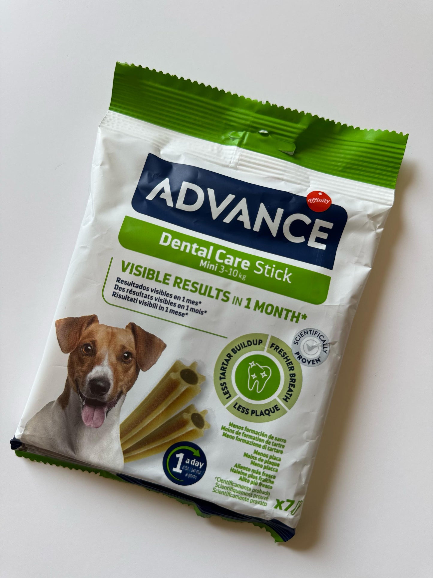ADVANCE DENTAL CARE STICK MINI 3-10KG 90GR