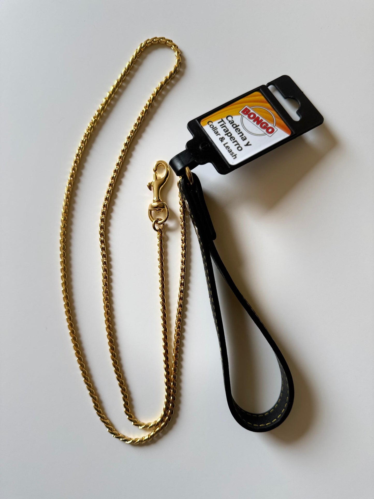 CORREA SNAKE CHOCK CHAIN DORADO ancho de 4mm y largo de 120cm