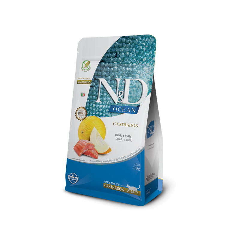 N&D FARMINA -OCEAN- gato adulto castrado 1.5KG