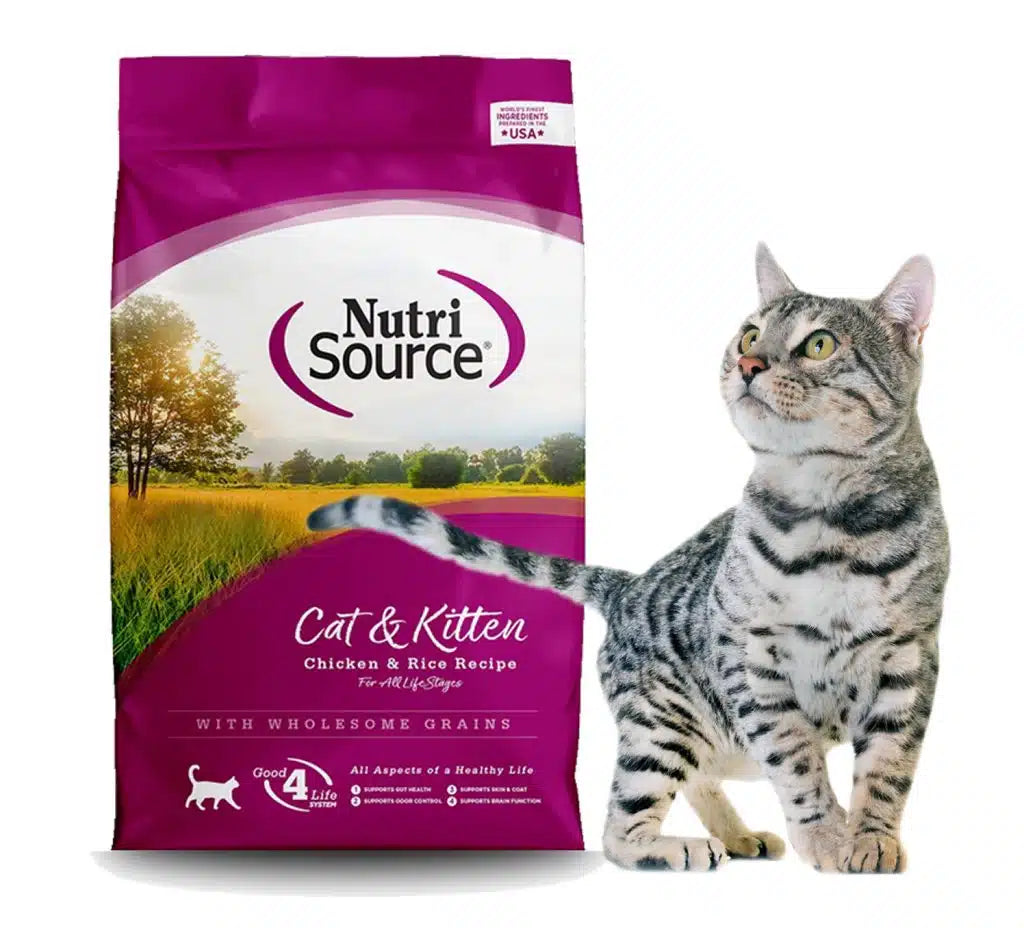 NUTRI SOURCE gatitos & gatos -croquetas- 4.0LBS