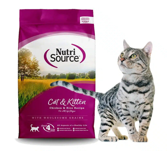 NUTRI SOURCE gatitos & gatos -croquetas- 4.0LBS