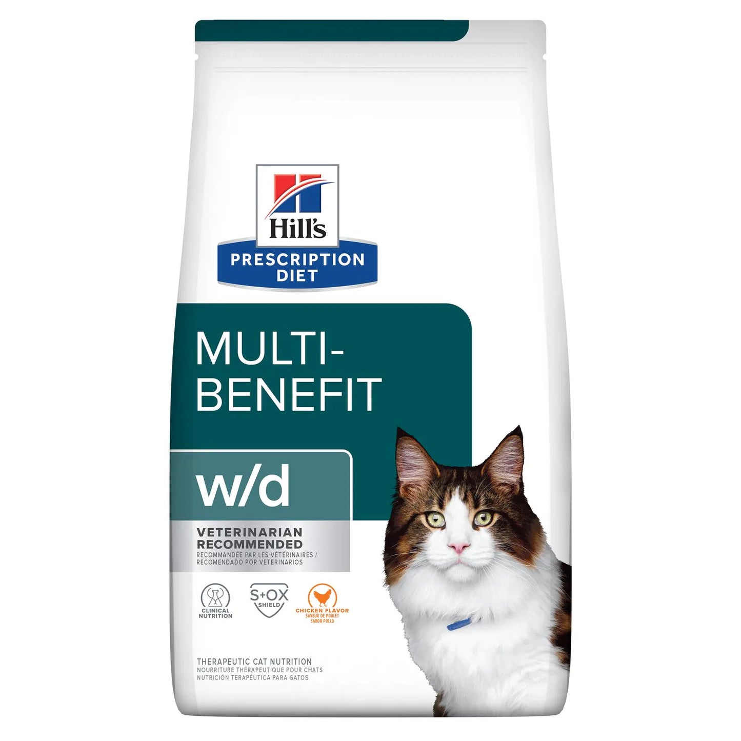 HILL's prescription diet multi benefit W/D gato adulto 4.0LBS
