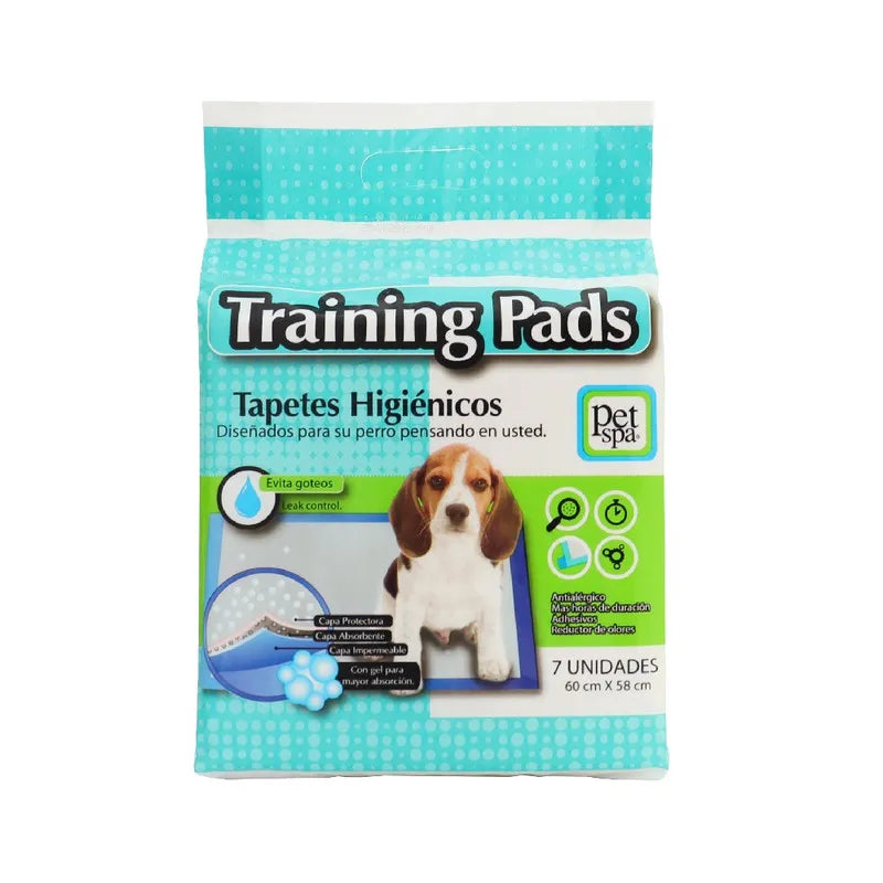 PET SPA | TAPETES HIGIENICOS 7 UND