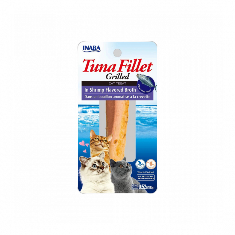 FILETE DE ATÚN EXTRA TIERNO HORNEADO EN CALDO DE SABOR A CAMARON 15GR