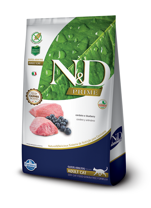 N&D FARMINA PRIME cordero & blueberry gato adulto 1.5KG