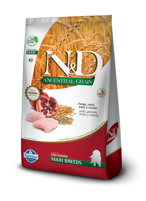 N&D FARMINA granos ancestrales cachorro razas grandes -POLLO- 10.1KG