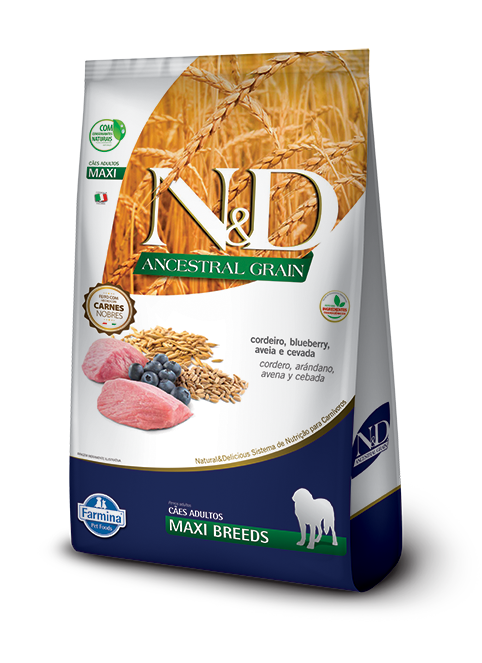 N&D FARMINA granos ancestrales adulto razas grandes -CORDERO- 10.1KG