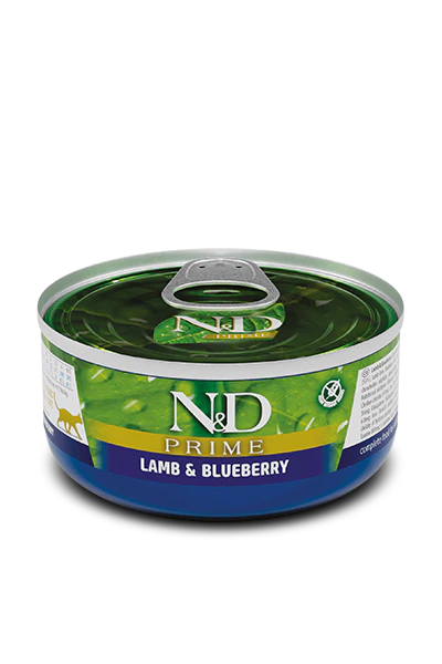 N&D Prime Lamb & Blueberry - alimento húmedo - gato adulto - 70.0 Gr
