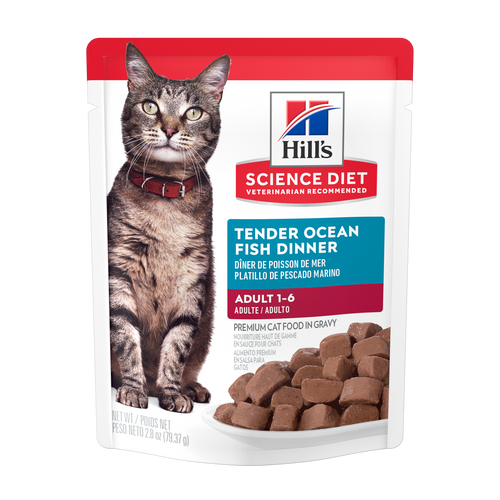 HILL's science diet optimal Care Ocean Fish -alimento húmedo para gatos adultos- 85GR