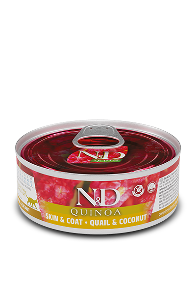 N&D Quinoa Skin & Coat - alimento húmedo - gato adulto - 70.0 Gr