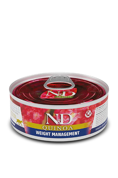 N&D Quinoa Weight Management - alimento húmedo - gato adulto - 80.0 Gr