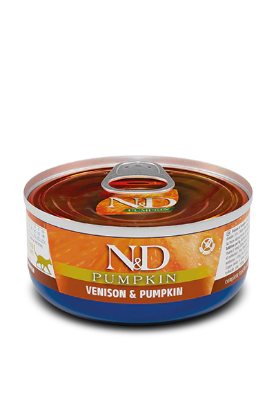 N&D Pumpkin Venison & Pumpkin - alimento húmedo - gato adulto - 70.0 Gr