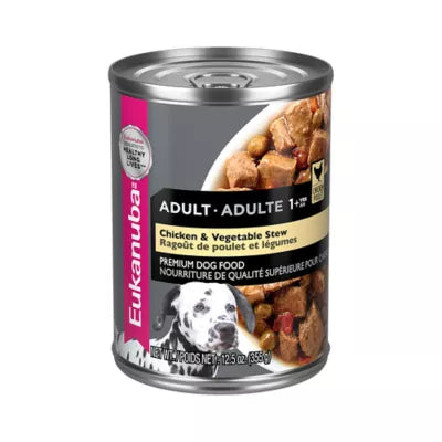 EUKANUBA -alimento húmedo enlatado- adulto -pollo & vegetales- 12.5oz