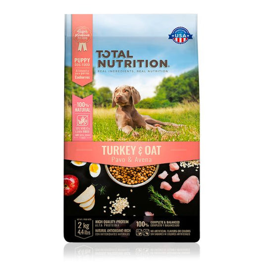 TOTAL NUTRITION -pavo y avena- cachorro 4KG