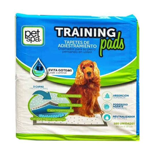 TAPETES DE ADIESTRAMIENTO para perro PQ 100 UND
