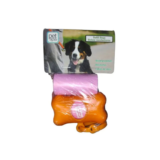 DISPENSADOR + BOLSAS para desechos 2 PQ X 20 UND