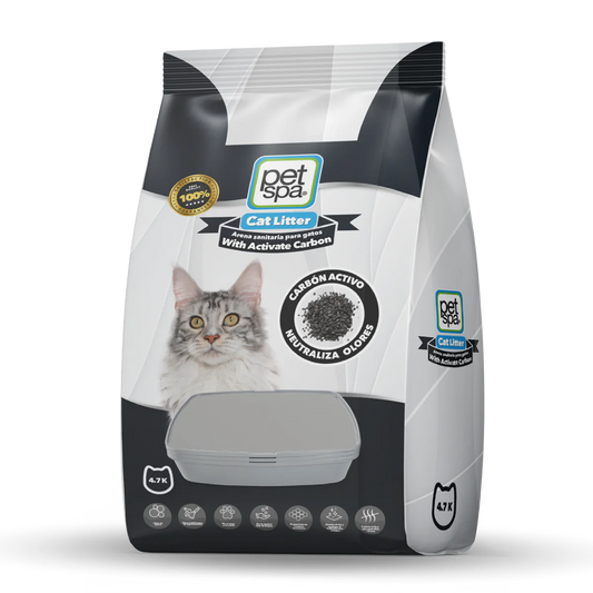 ARENA SANITARIA para gatos | PET SPA CARBON ACTIVO 4.7KG