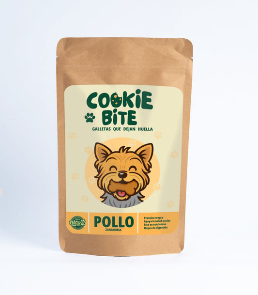 COOKIE BITE galletas de carne de POLLO 80 gramos