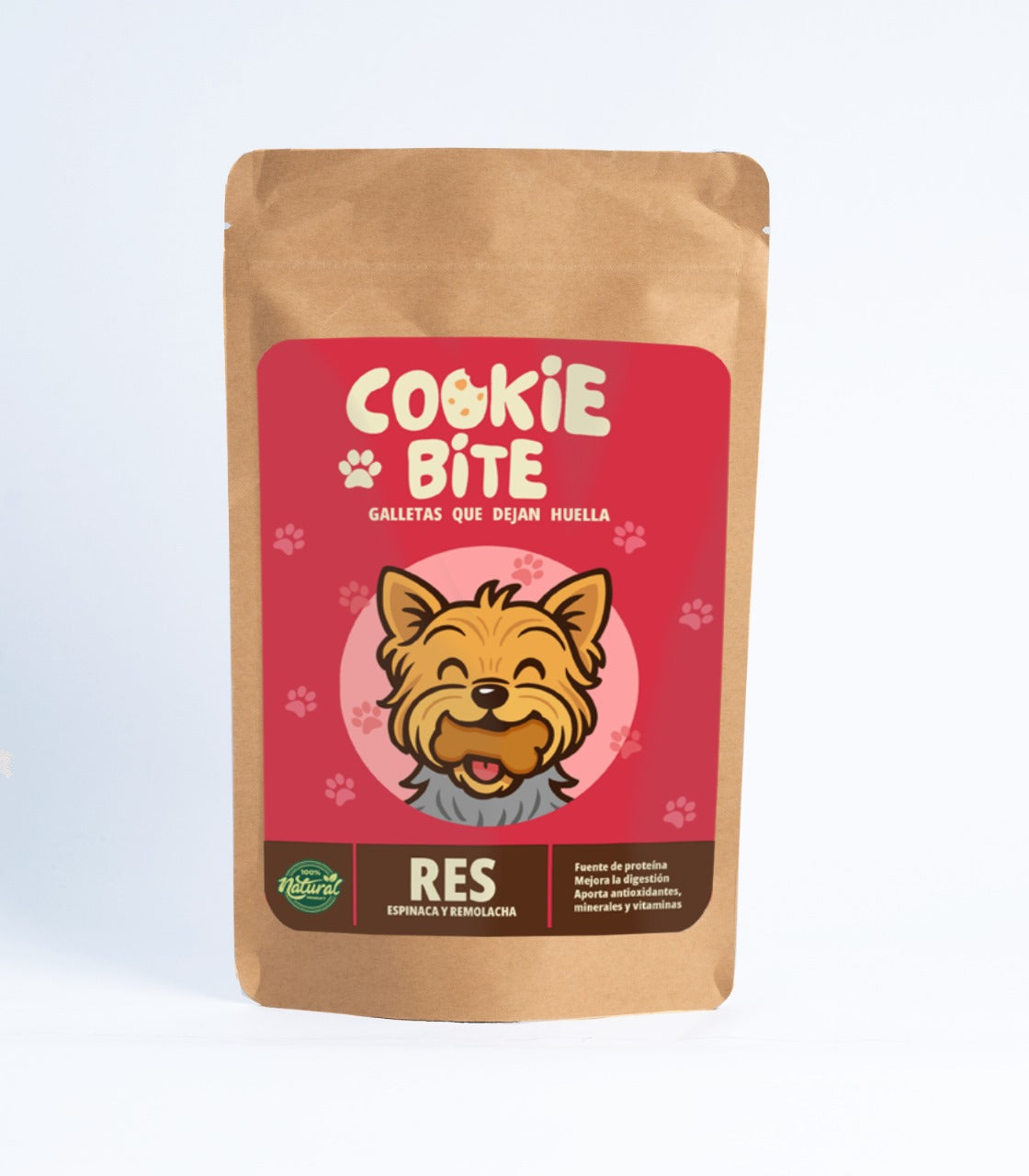 COOKIE BITE galletas de carne de RES 80 gramos