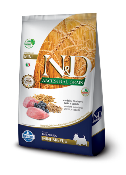 N&D FARMINA granos ancestrales adulto razas pequeñas 2.5KG