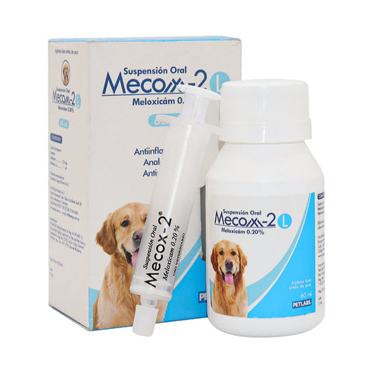 MECOX 2 -L- suspensión oral para perros y gatos MAXI 60ML