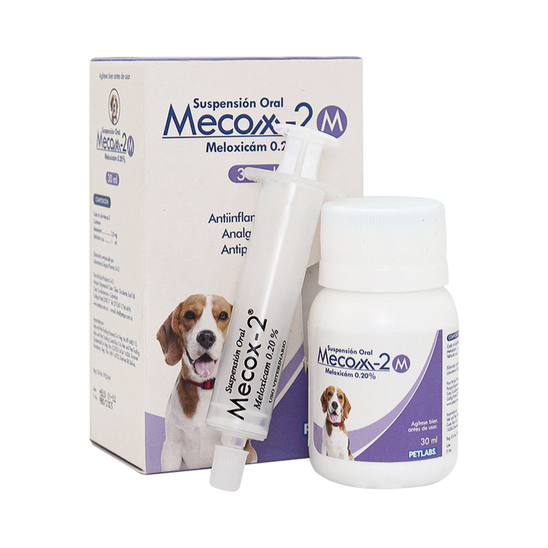 MECOX 2 -M- suspensión oral para perros y gatos MEDIANO 30ML
