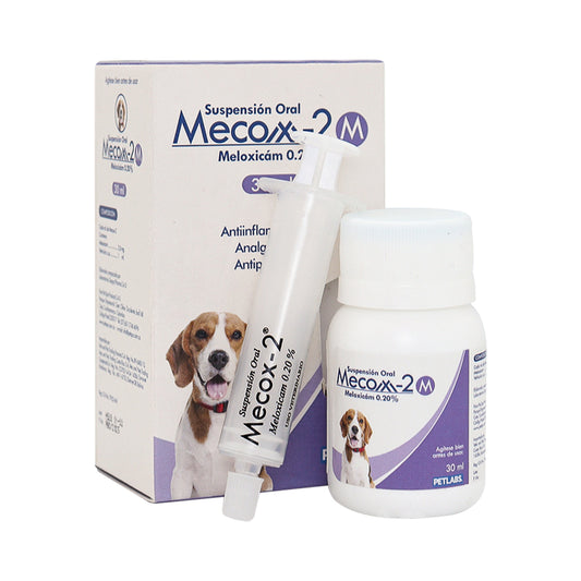 MECOX 2 -M- suspensión oral para perros y gatos MEDIANO 30ML