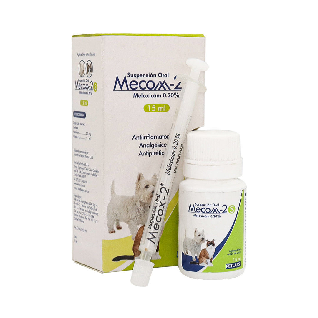 MECOX 2 -S- suspensión oral para perros y gatos MINI 15ML