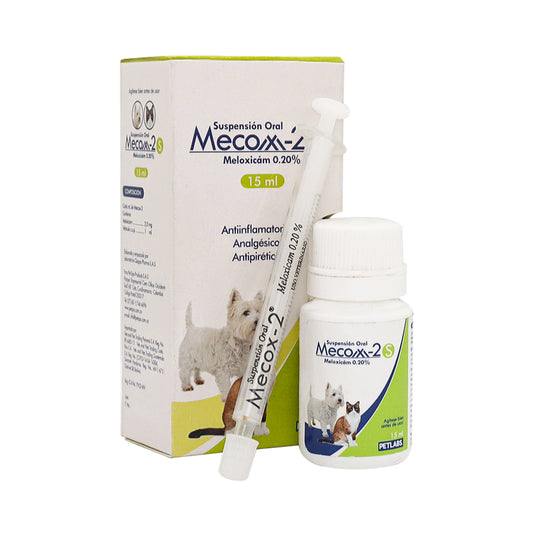 MECOX 2 -S- suspensión oral para perros y gatos MINI 15ML