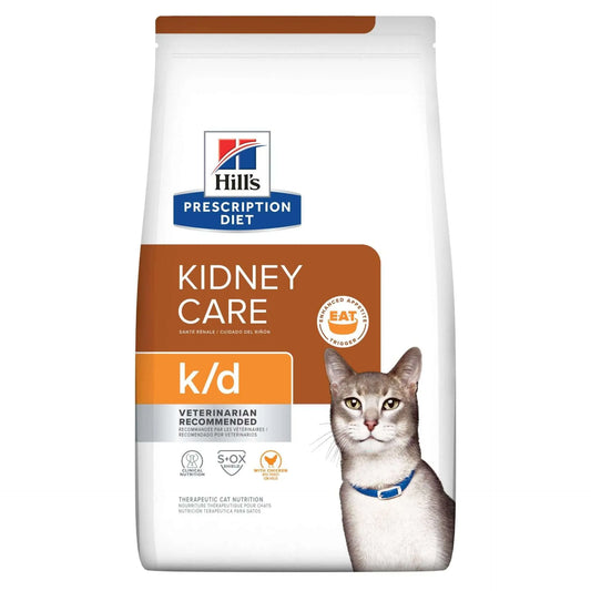 HILL's prescription diet kidney care K/D gato adulto 4.0LBS
