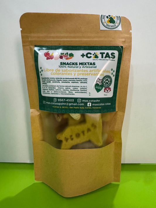 SNACK's & PREMIOS MIXTAS PARA PERROS +COTAS | 90GR