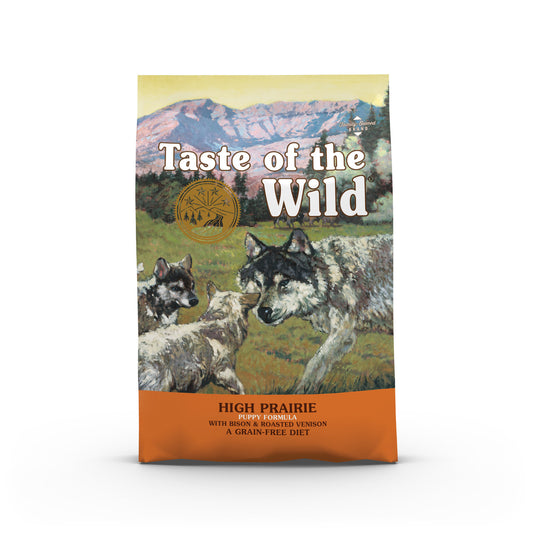 TASTE OF THE WILD fórmula perro cachorro BISON & VENISON -LIBRE DE CEREALES- 5.6KG