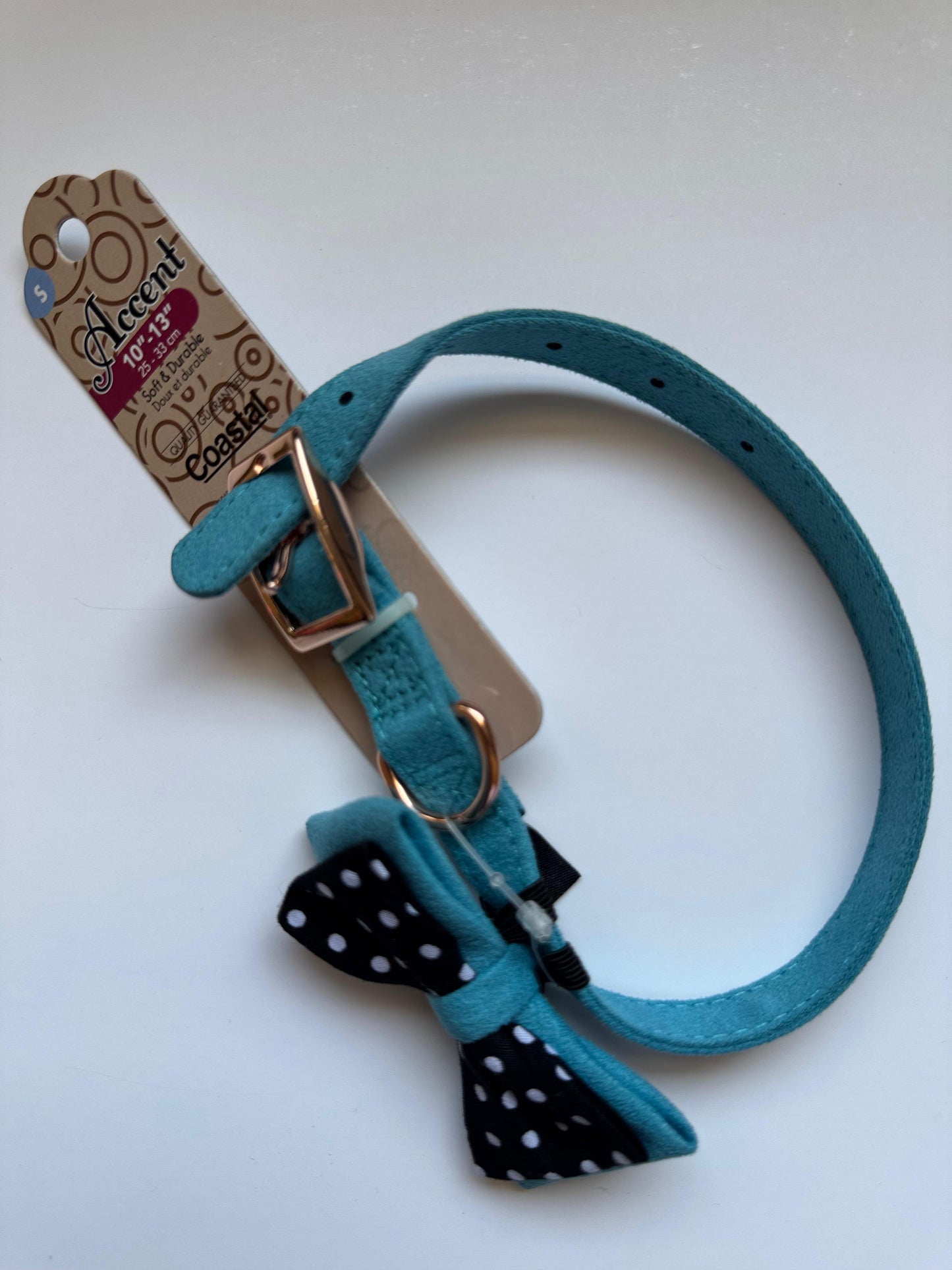 COLLAR ACCENT MICROFIBRA – CON HEBILLA TAMAÑO "S"
