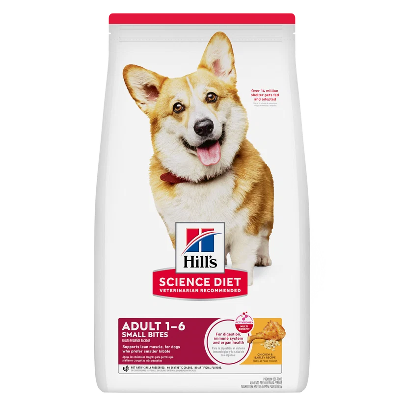 Hill's science diet perro adulto 1-6 años -small bites- 15.0 LB