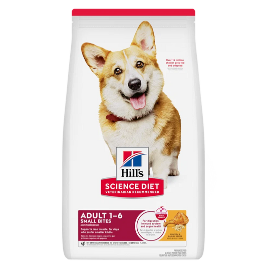Hill's science diet perro adulto 1-6 años -small bites- 15.0 LB