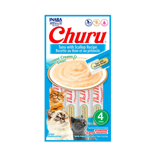 CHURU TUNA WITH SCALLOP 4 tubos 56GR