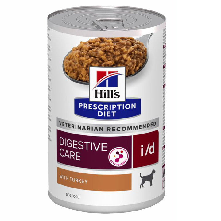 HILL's prescription diet DIGESTIVE CARE -alimento húmedo PAVO- perro adulto I/D 13 OZ