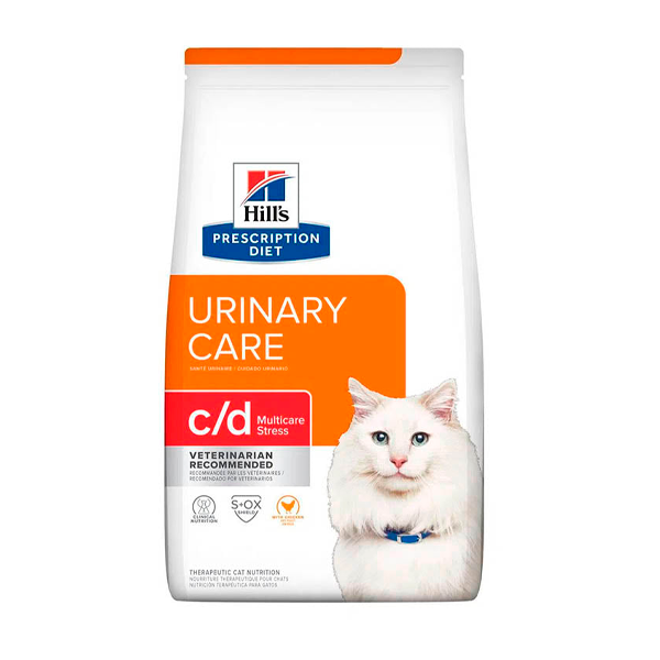 HILL's prescription diet urinary care C/D MC STRESS gato adulto 4.0LBS