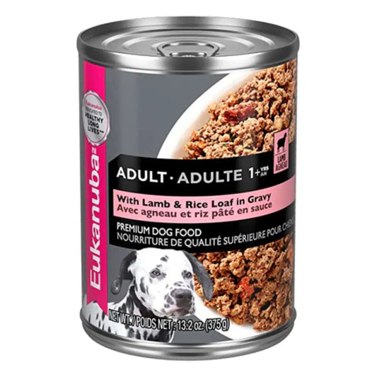 EUKANUBA -alimento húmedo enlatado- adulto - cordero & arroz- 13.2oz